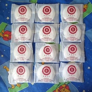 12 x Raio Invigorating Shea Butter Soap Bars Travel Size Hotel Gift Soap